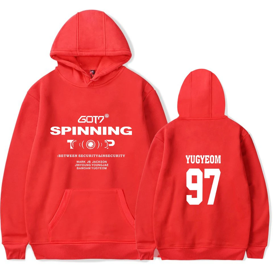 

Fashion Classic Spring/autumn Hoodie Pollovers Boys/girls Hoodies Sweatshirts Print High Quality Creative GOT7 Kpop Present You