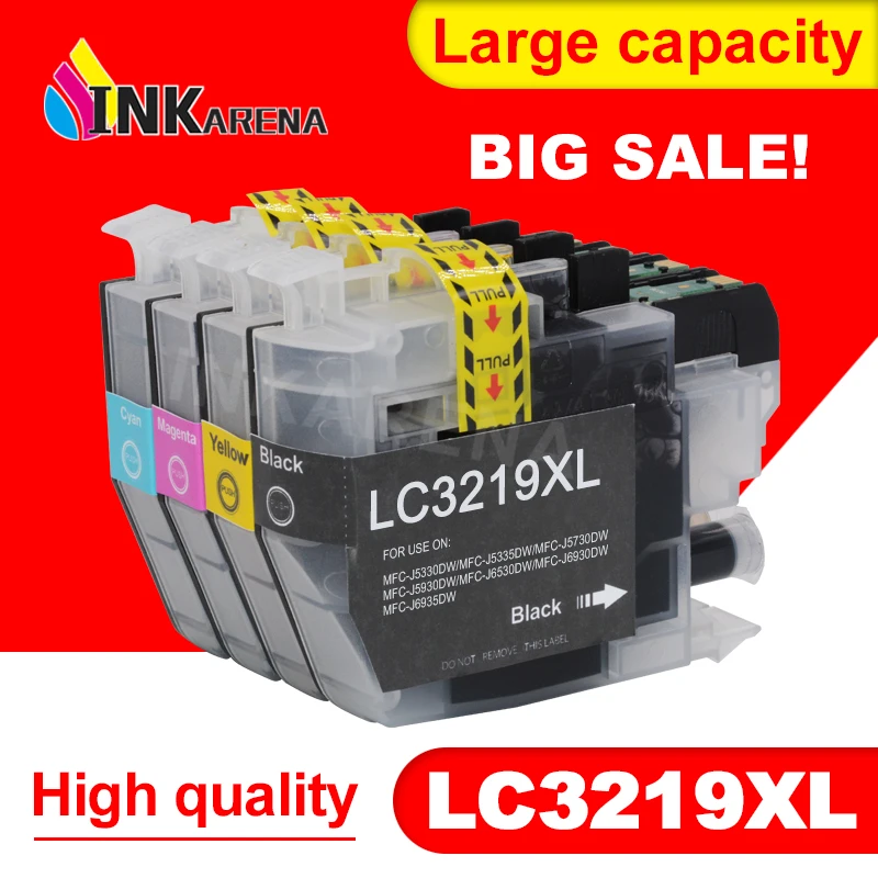 INKARENA LC 3219 4 цвета совместимый чернильный картридж для Brother LC3219 MFC J5330DW J5335DW J5730DW