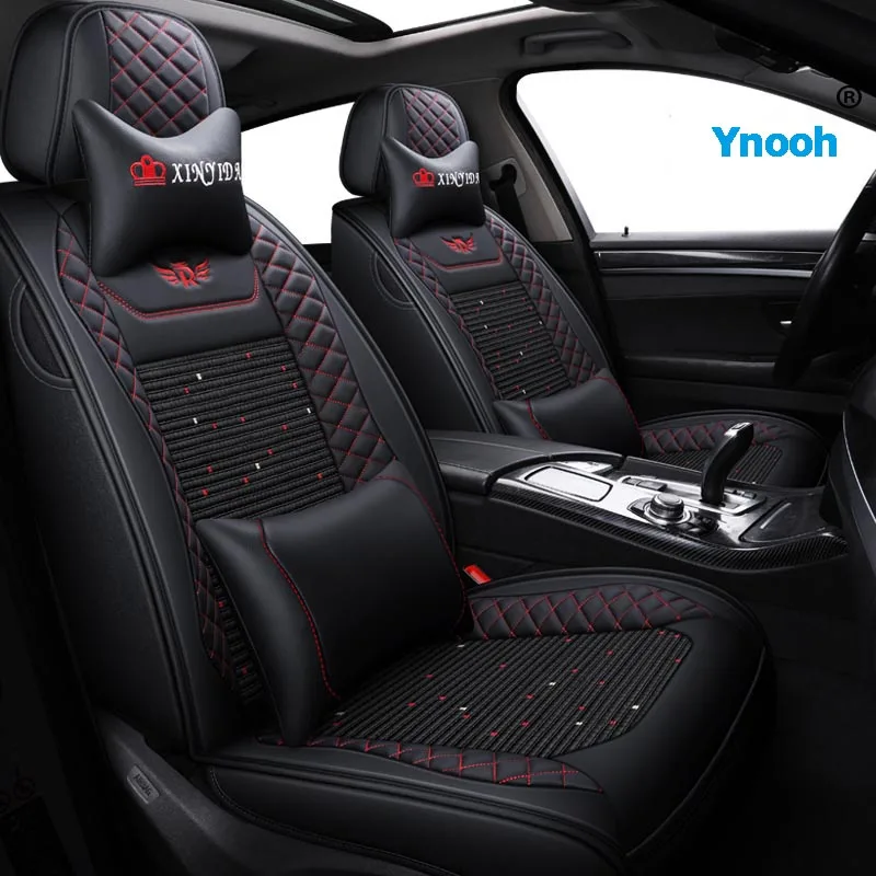 One seat 1 Ynooh чехлы для сидений автомобиля для hyundai getz accent 2008 santa fe tucson elantra creta veloster grand i10 ioniq i10 один автомобильный протектор - Название цвета: One seat 1