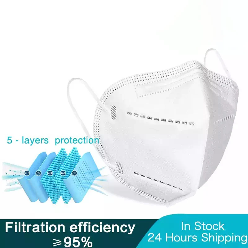 Многоразовая смываемая маска для лица от пыли 5 слоев Антивирусная | Красота и