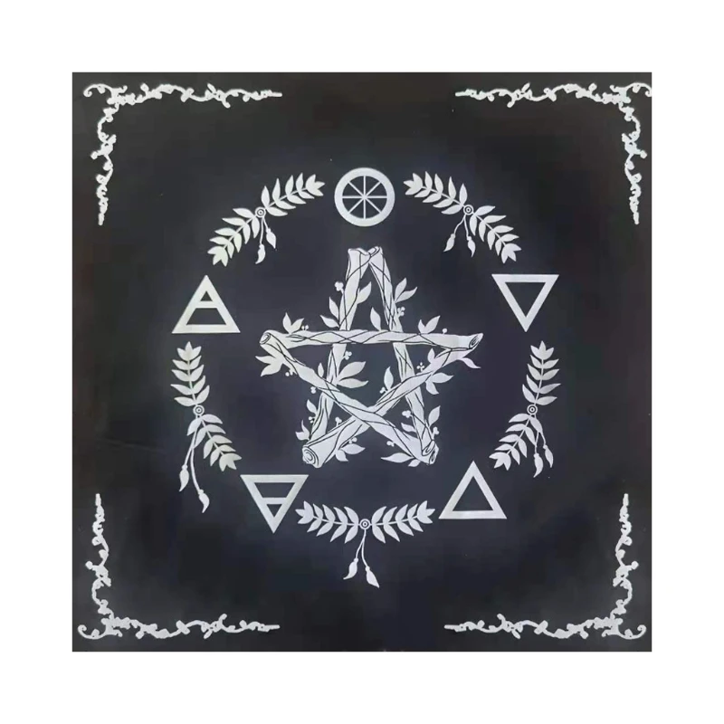

2021 New Tarot Altar Cloth Card Board Game Astrology Metaphysical Oracle Card Pad Table Cover Card Mat Divination Tablecloth