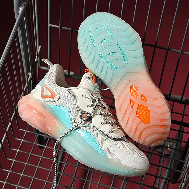 

Кроссовки мужские сетчатые для прогулок, дышащие Нескользящие, повседневная обувь, подходят ко всему