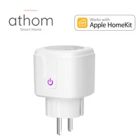 athom homekit wifi socket timing siri voice remote control plug eu 16a home automation