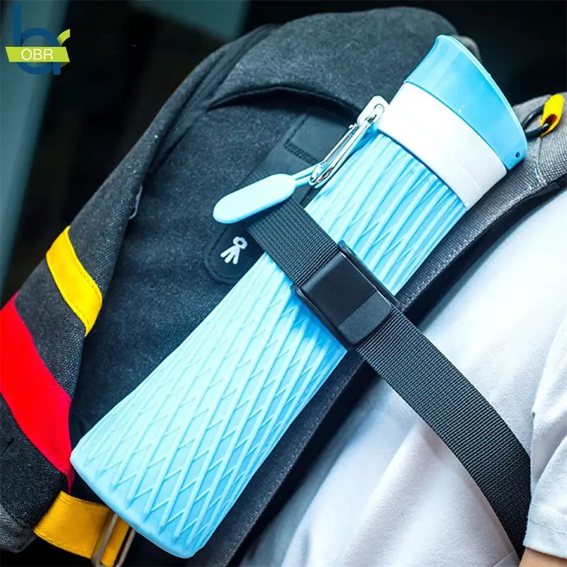 Складная Силиконовая бутылка для воды 500 мл | Дом и сад