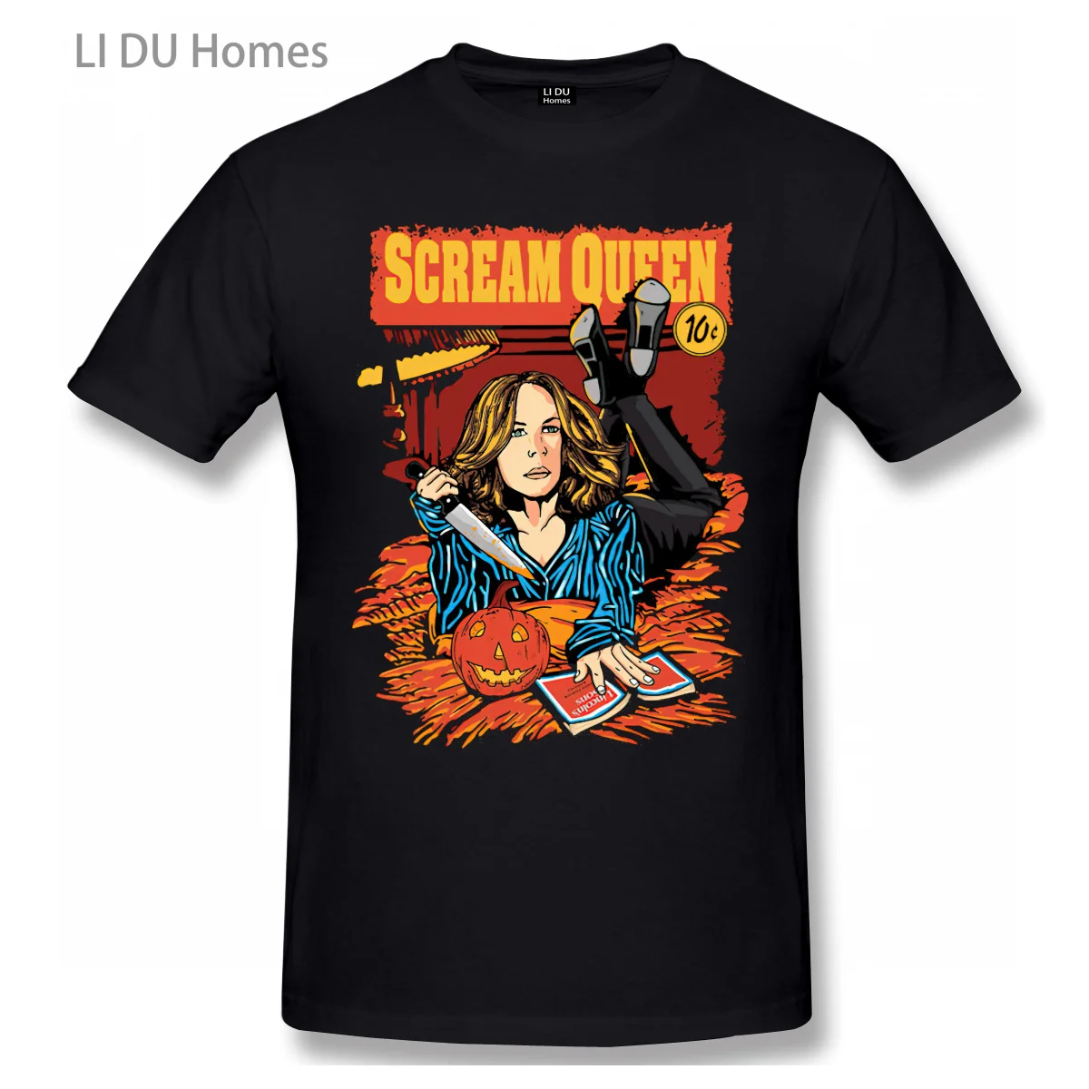 

Slasher Fiction T Shirt Oversize Cotton Tshirts Short Sleeve Streetwear T-shirts Tee Tops