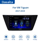 Автомагнитола Dasaita, 2 Din, 10,2 дюйма, Android 10, GPS-навигация, BT 5,0, аудио, стерео, Wi-Fi, USB, для VW Tiguan 2017 2018 2019, головное устройство