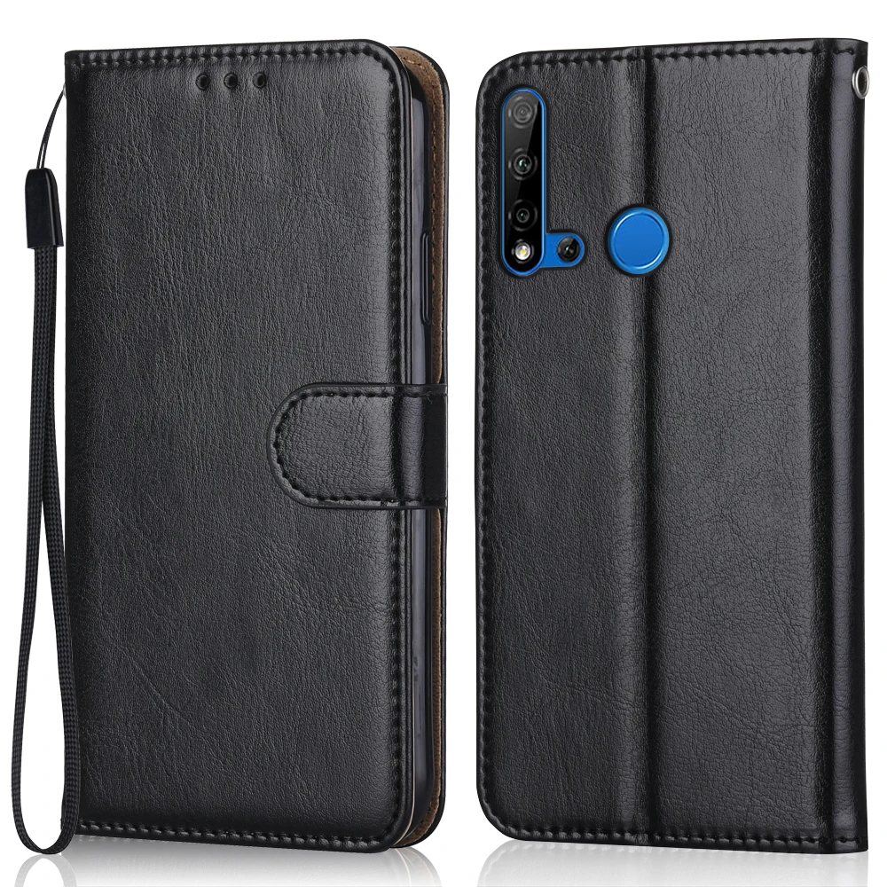 Роскошный кожаный чехол-книжка для Huawei nova 5i, искусственная, искусственная кожа, флип-чехол для бумажника 6,4 дюйма