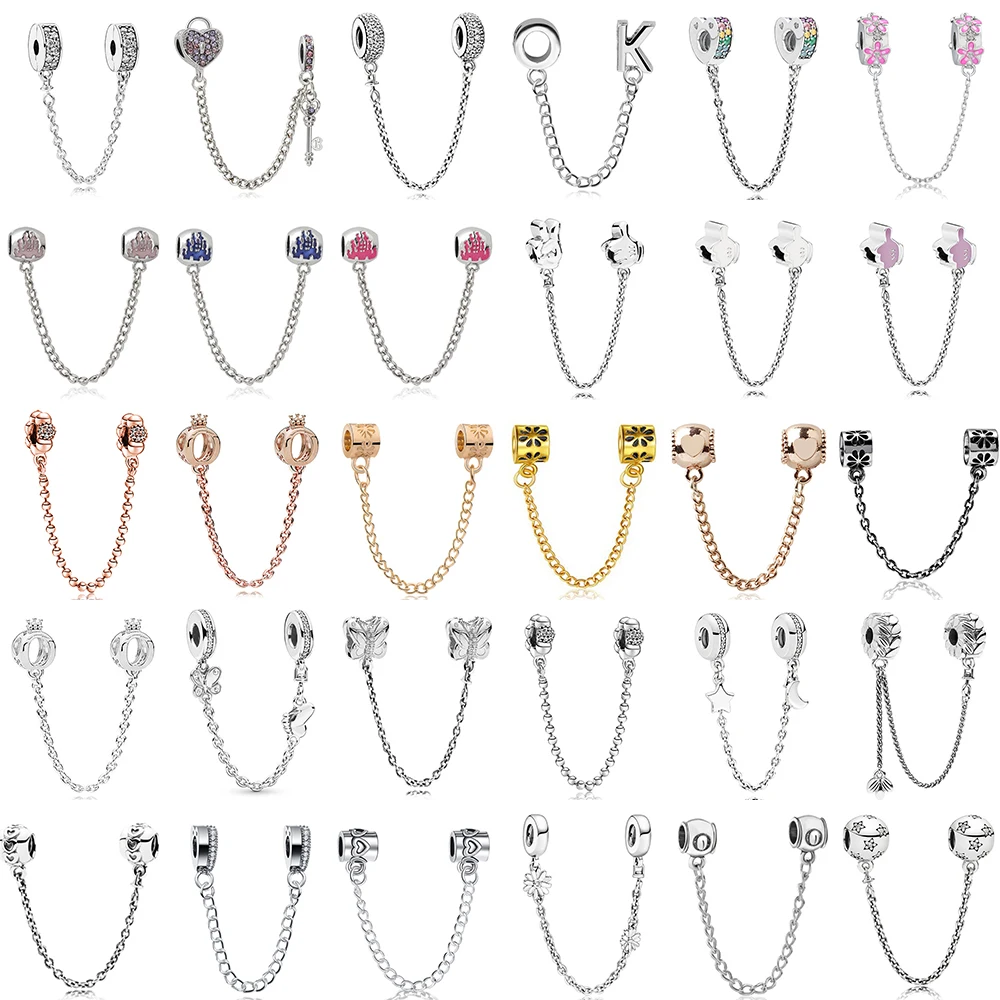 2020 Высокое качество кулон безопасный Цепной Стопор бусины Подвески Ювелирные