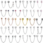 2020 Высокое качество кулон безопасный Цепной Стопор бусины Подвески Ювелирные изделия подходит к подлинным браслетам pandora, браслет на запястье для женщин подарок