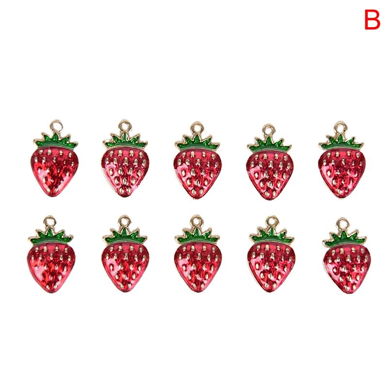 

Earring Fruit Strawberry Pineapple Resin Charms For DIY Dinosaur Phone Charms Keychain Necklace Pendant Jewlery Findings