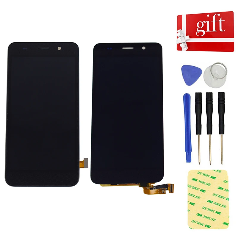 ЖК-дисплей для Huawei Y6 2016 / Honor 4A SCL-L01 SCL-L21 LCD экран панель сенсорный экран дигитайзер Датчик в сборе рамка