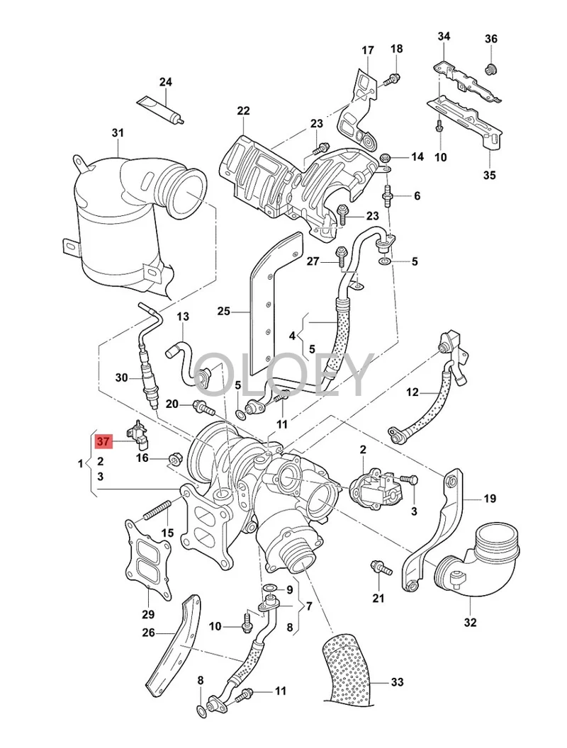 

Solenoid valve turbocharged solenoid valve 06F906283F for Audi A6L A4L Q5 A3 S3 A4 S4 V W Magotan Tiguan Touran Golf Jetta Bora