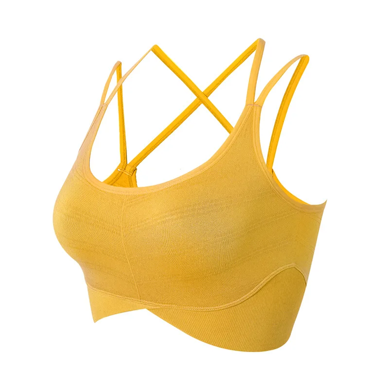 

Women Sports Bra Sexy Brathable Sports Top yoga bra Push Up Female Gym Fitness Sports Underwear Female Seamless bra