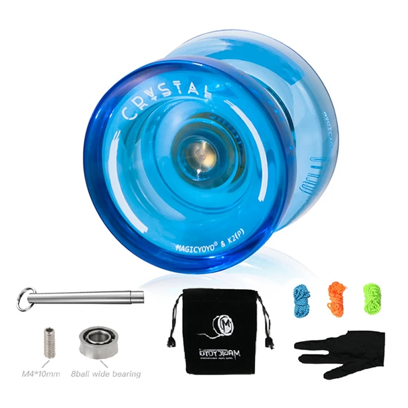 

ICYOYO K2P Responsive ABS Yoyos for Kids Beginner Yoyo with Gloves Short Puller Rope Storage Bag