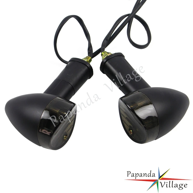 Хромированные указатели поворота мотоцикла лампы янтарсветильник для Honda VTX 1800