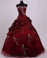 2022 new elegant embroidery ball gown sparking beading quinceanera dresses for 15 years sweet 16 plus size prom party prom gown
