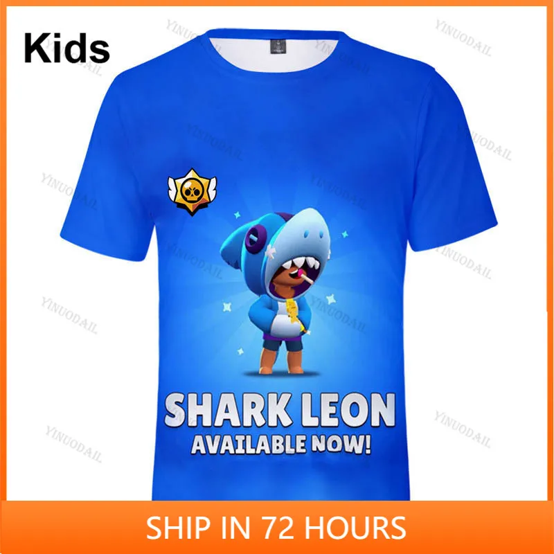 

Sandy Max Darrly and Star, Children's Wear Shooting Game 3d Swearshirt Boys Girls ClothesTops Kids T-shirt Leon Tshirt Teen Tops