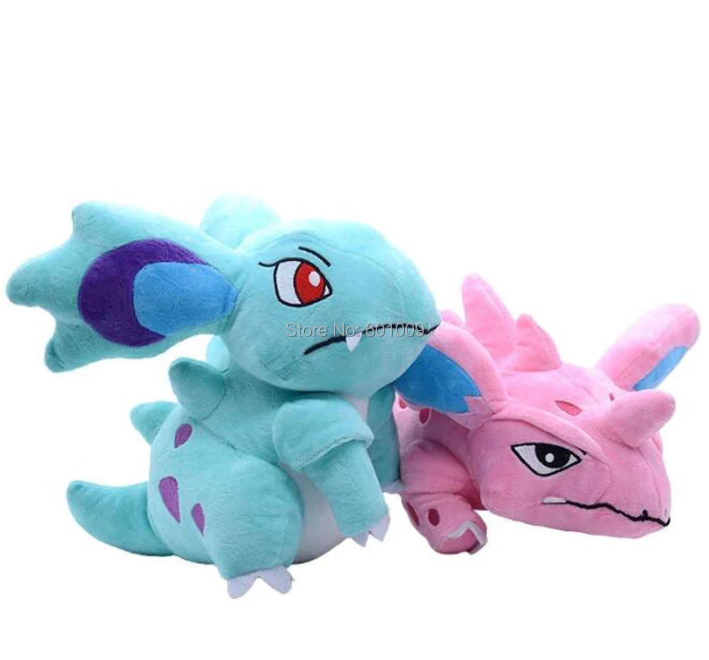 5/партия 2 стиля Nidorino Nidorina 28 см плюшевая кукла для аниме мультяшная мягкая лучшие