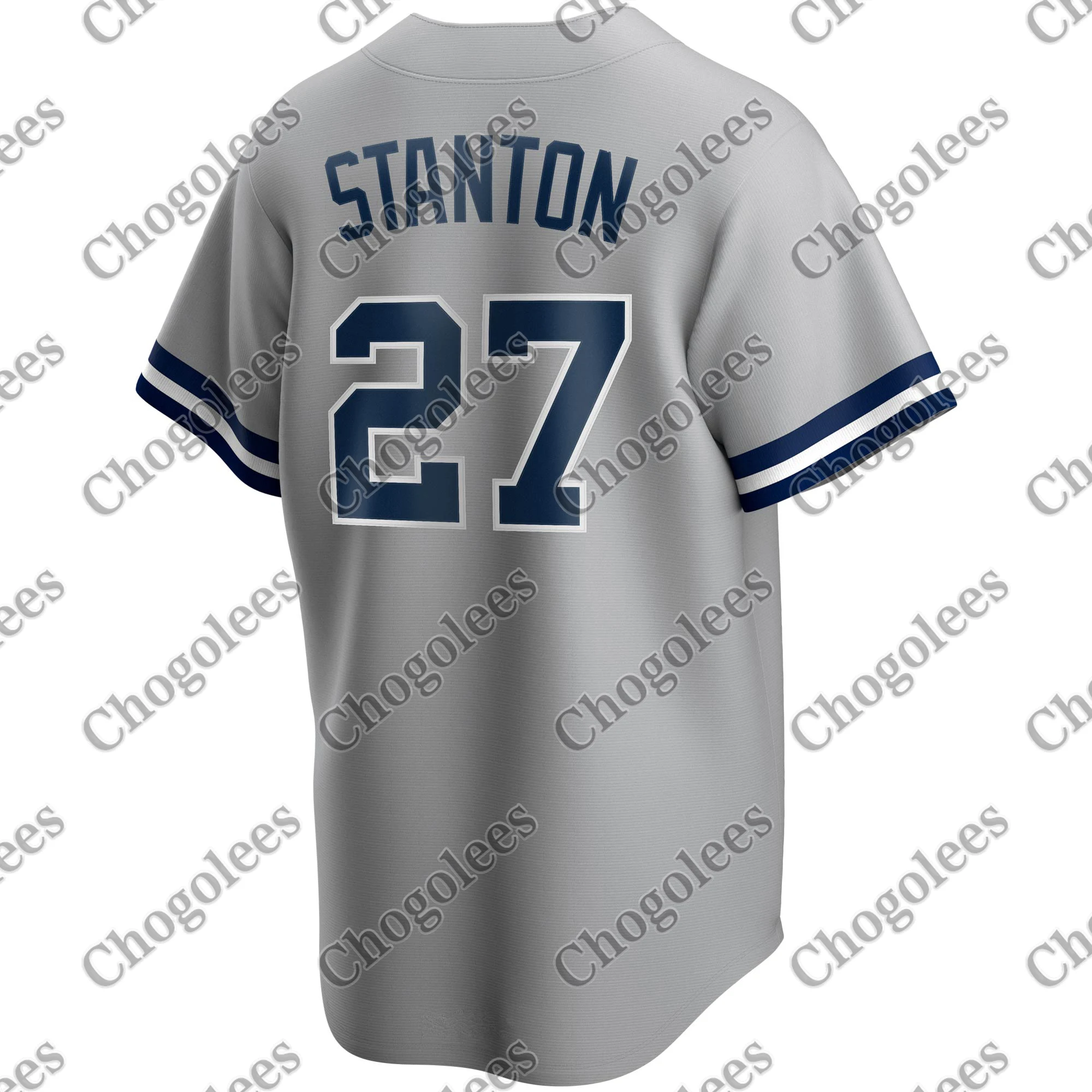

Camisa de beisebol giancarlo stanton nova iorque road 2020 nome do jogador jrsei-cinza