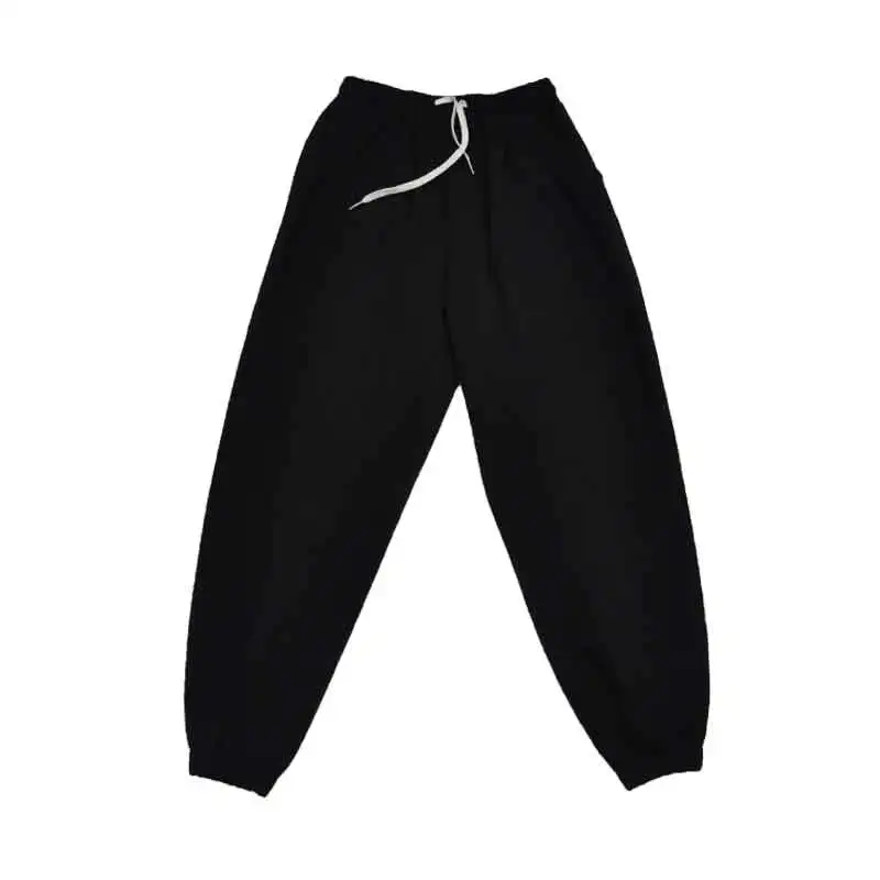

Female Hip Hop Black Trousers Loose Casual Sports Pants Street Dance Costumes Jazz Dancer Outfit Stage Performance Wear DNV13280