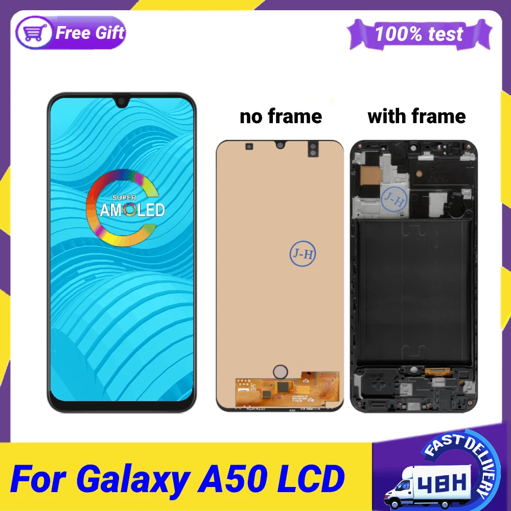 Оригинальный дисплей AMOLED для Samsung Galaxy A50 SM-A505FN/DS A505F/DS A505 ЖК-дисплей сенсорный экран