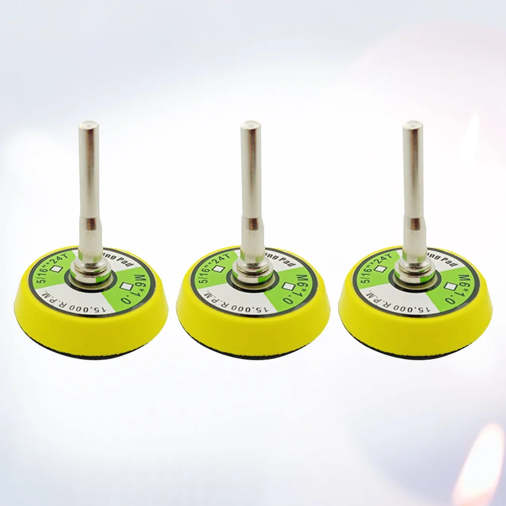 

3Pcs 1-inch Electric Drill Self-adhesive Disc Wheel Polishing Grinding Plate with 3.2MM Sticks