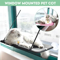 25kg cat hammock window mounted cat hammock pet seat super suction cup hanging cat lounger soft warm bed kitten supplies rest
