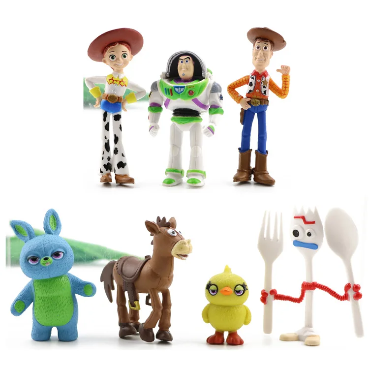 Кукла Disney История игрушек 4 экшн фигурка Вуди Базз Лайтер Джесси форки
