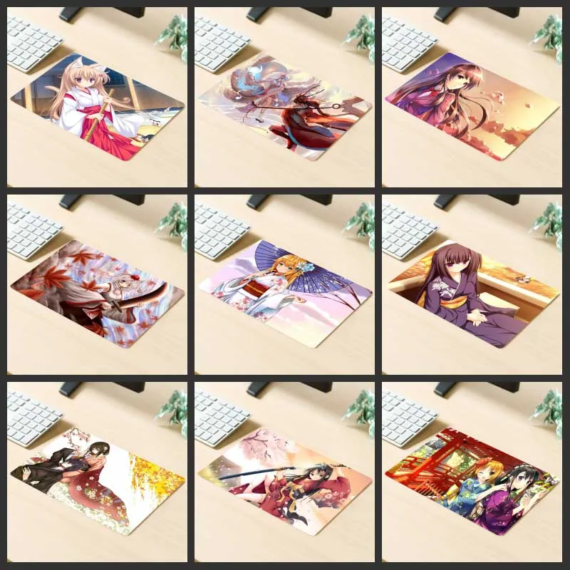 XGZ рекламный игровой коврик для мыши японский аниме милый сестра ПК ноутбук Настольный Натуральный каучук