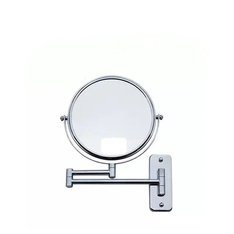 

Зеркало для макияжа с подсветкой, настенное зеркало для ванной комнаты с усилителем и светодиодной подсветкой, вращающееся на 360 градусов з...