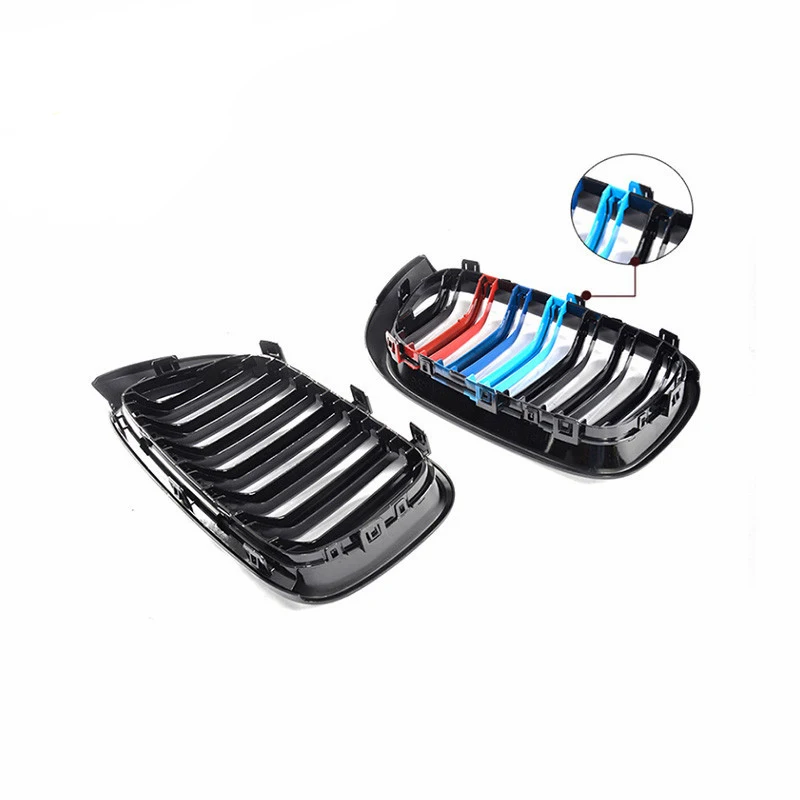 Пара матовый блесек для губ черный M Цвет Двойной планка почек гриль решетка