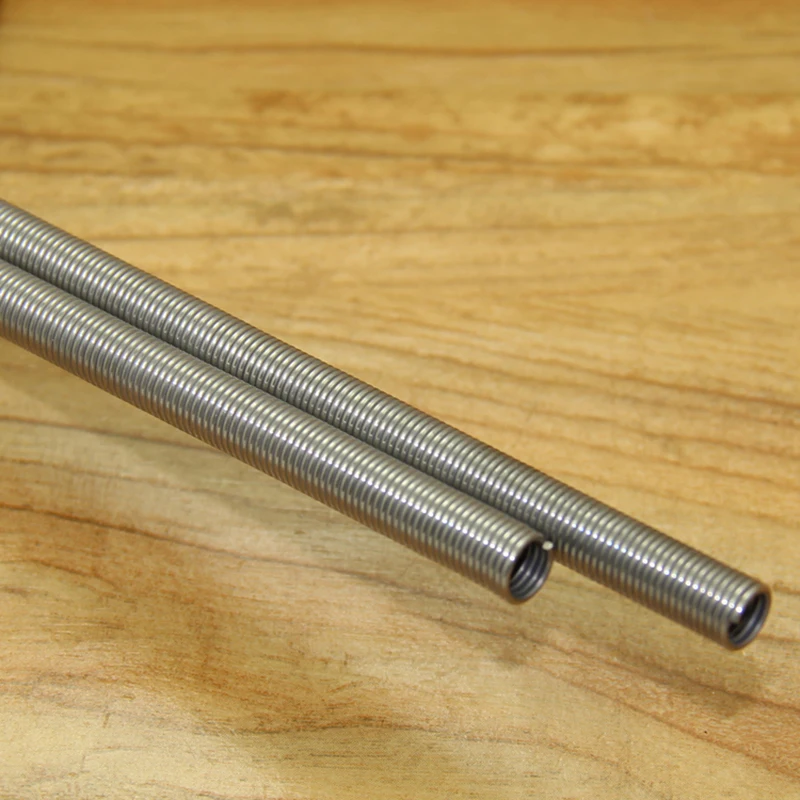 2PCS 1 Meter Custom Small Coil Tension Spring High Quality Long Extension 0.5mm Wire Dia*2/3/4/5/6/7/8mm Out Dia*1000mm - купить по