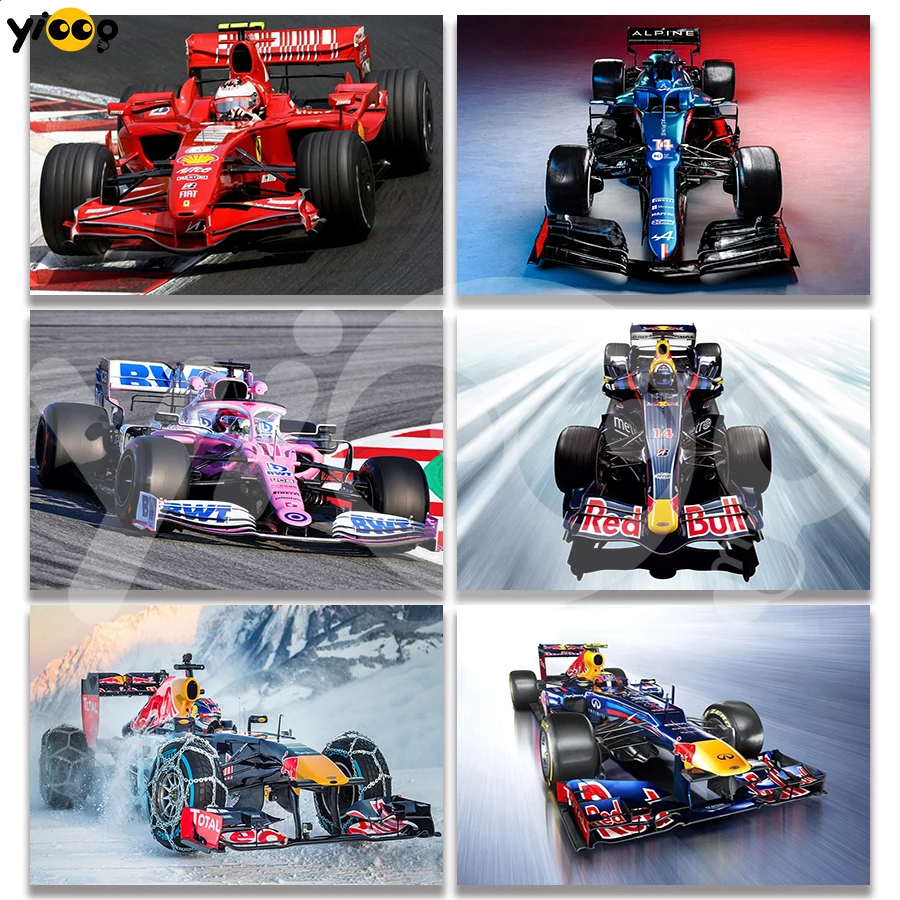 

Алмазная живопись с полными квадратными/круглыми стразами, вышивка формула, серия Стразы с автомобилем, мозаика, вышивка крестиком, декорат...