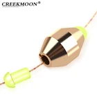 10 шт., медные грузила для рыбалки на воде, свинцовые плавающие балансиры, грузила для рыбалки, бронзовые материалы, аксессуары для приманки для рыбалки со скалы