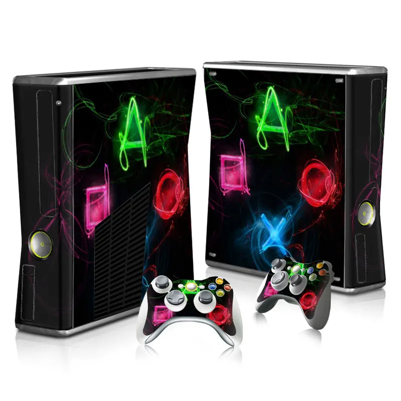 Больше стикеров для оформления интерьера виниловая наклейка Xbox360 тонкая и на 2