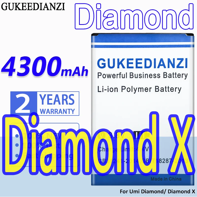 

Высокая емкость аккумулятор GUKEEDIANZI 4300 мАч для Umi Diamond / Diamond X
