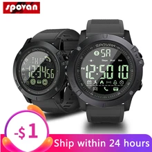 spovan Smart Watch Men Professional 5ATM Waterproof Bluetooth Call Reminder Digital Alarm Clock For iOS Android Phone