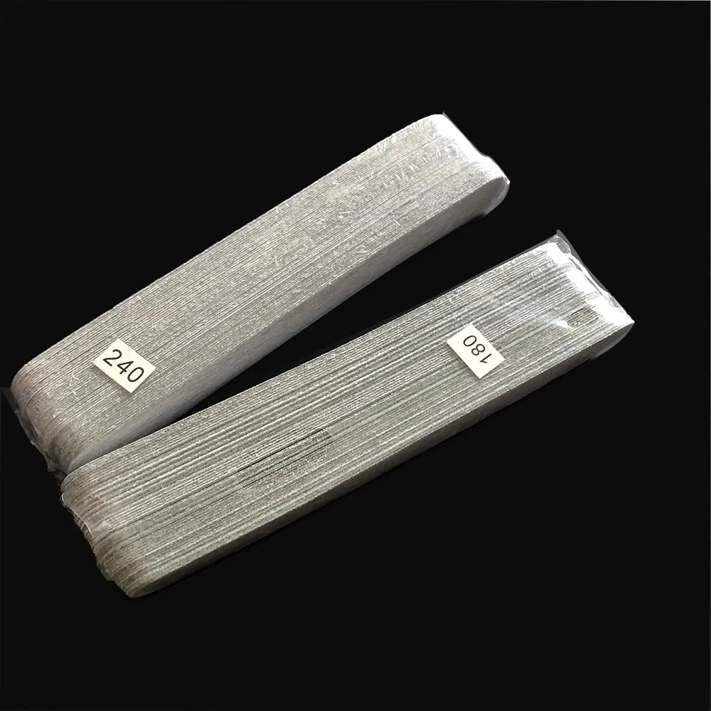 200 pcs removalble pads durable nail file replacement sandpaper zebra | Красота и здоровье