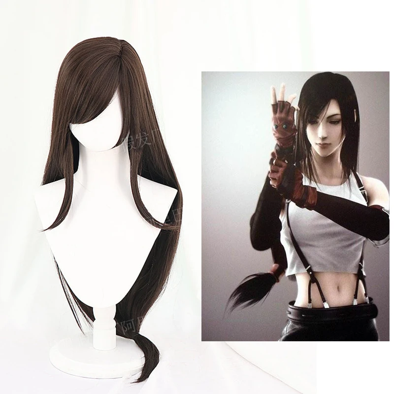 Женский длинный парик для косплея финальной фантазии VII Tifa Lockhart |