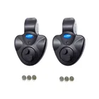 2 шт.лот месте клева рыбы сигнализация с Батарея Электронный зуммер клип на удочку громкая сирена индикатор для рыбной ловли, B496