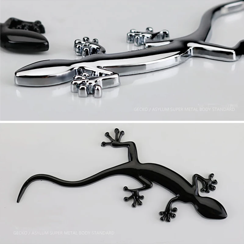 DSYCAR 1 шт. 3D металлическая наклейка на заднюю часть багажника Gecko для автомобиля