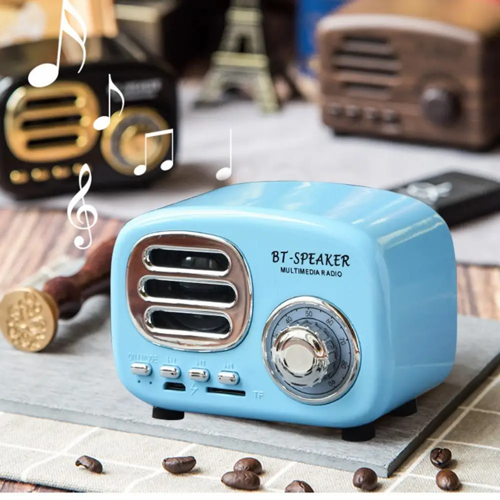Bluetooth-колонка в ретро-стиле с поддержкой TF-карты ABS | Электроника