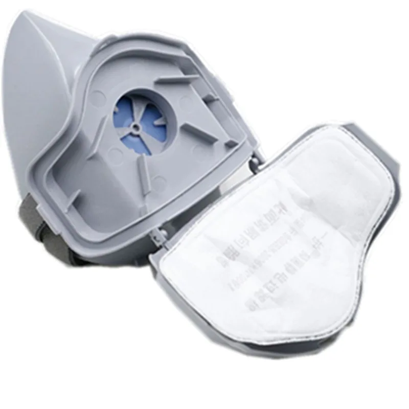 Mask Respirator N90 4 Layer Filter Cotton Respiratory Half Face Dust-proof Shopping Go outing Safety Work Carpenter | Безопасность и