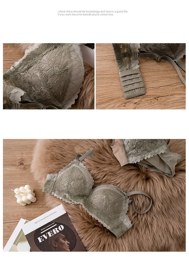 Sweet wire free comfortable gathering underwear set sexy lace anti-sagging lingerie and briefs suit adjusted straps women bras
Sweet wire free comfortable gathering underwear set sexy lace anti-sagging lingerie and briefs suit adjusted straps women bras