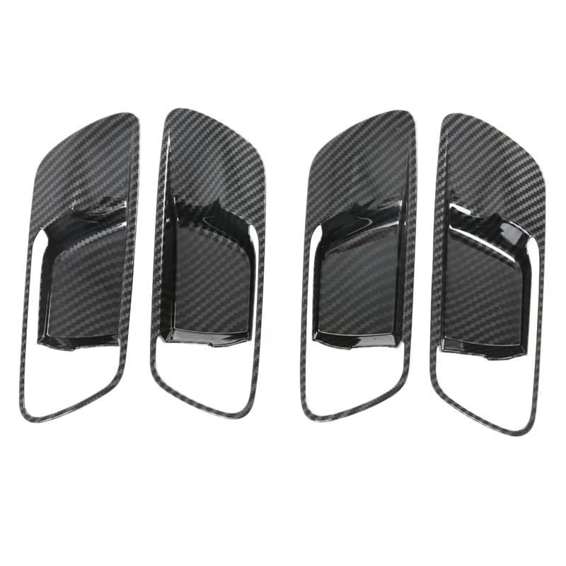 

Carbon Fiber Inner Door Handle Bezel Trim Cover Suitable for Honda JAZZ FIT 2020 2021 Accessories Car Styling