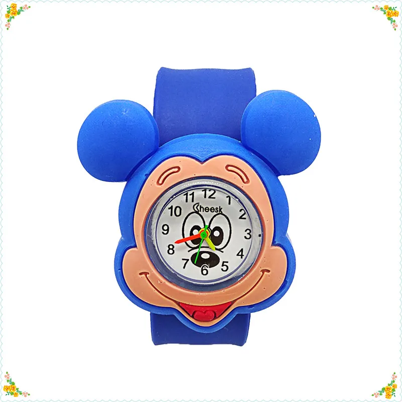 Dropshiping милые Мультяшные часы с рисунком Minnie на циферблате Детские Кварцевые