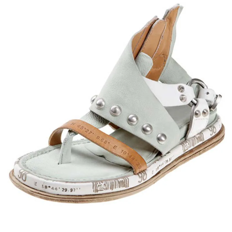 

comemore 2021 Women's Sandals Bohemia Retro Style Woman Flats Ladies Open Toe Shoes Summer Female Comfortable Plus Size Footwear
