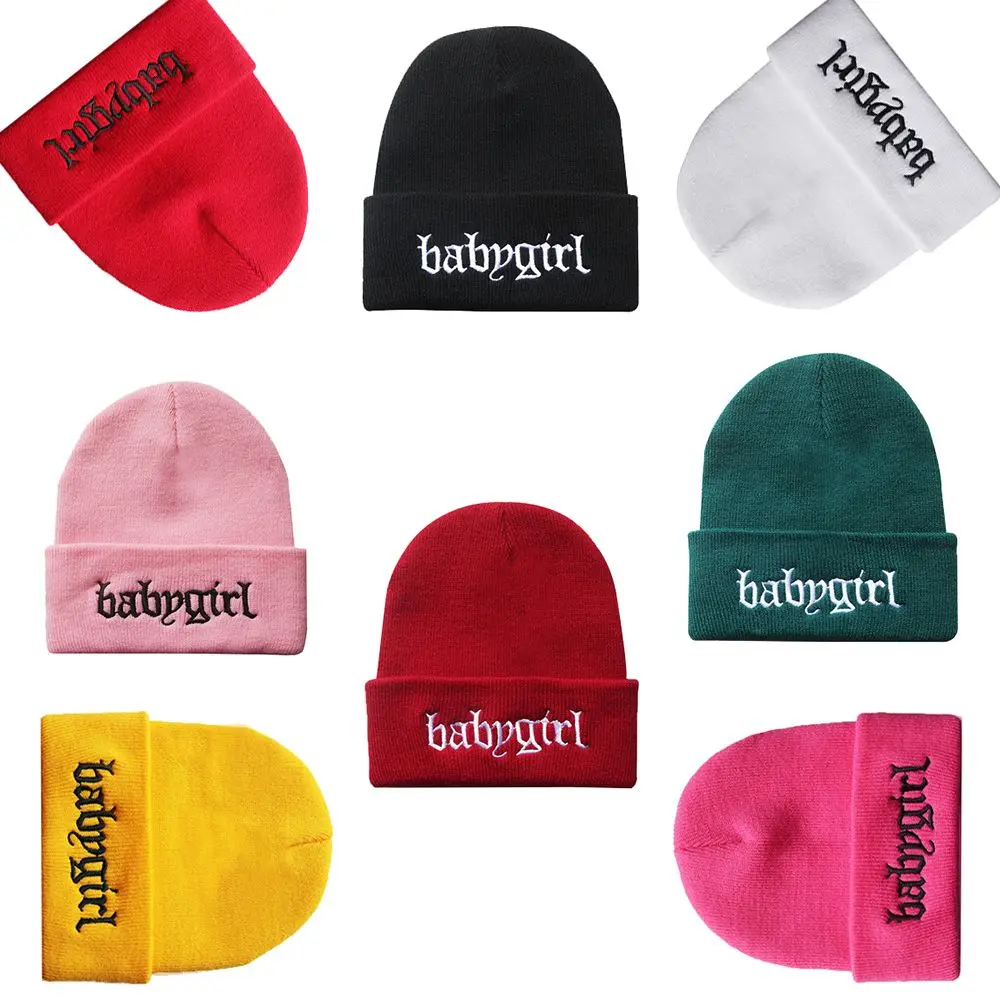 

Christmas gift Hip hop cold cap Warm hood Beanie Winter Knitted hat Babygirl Wool cap