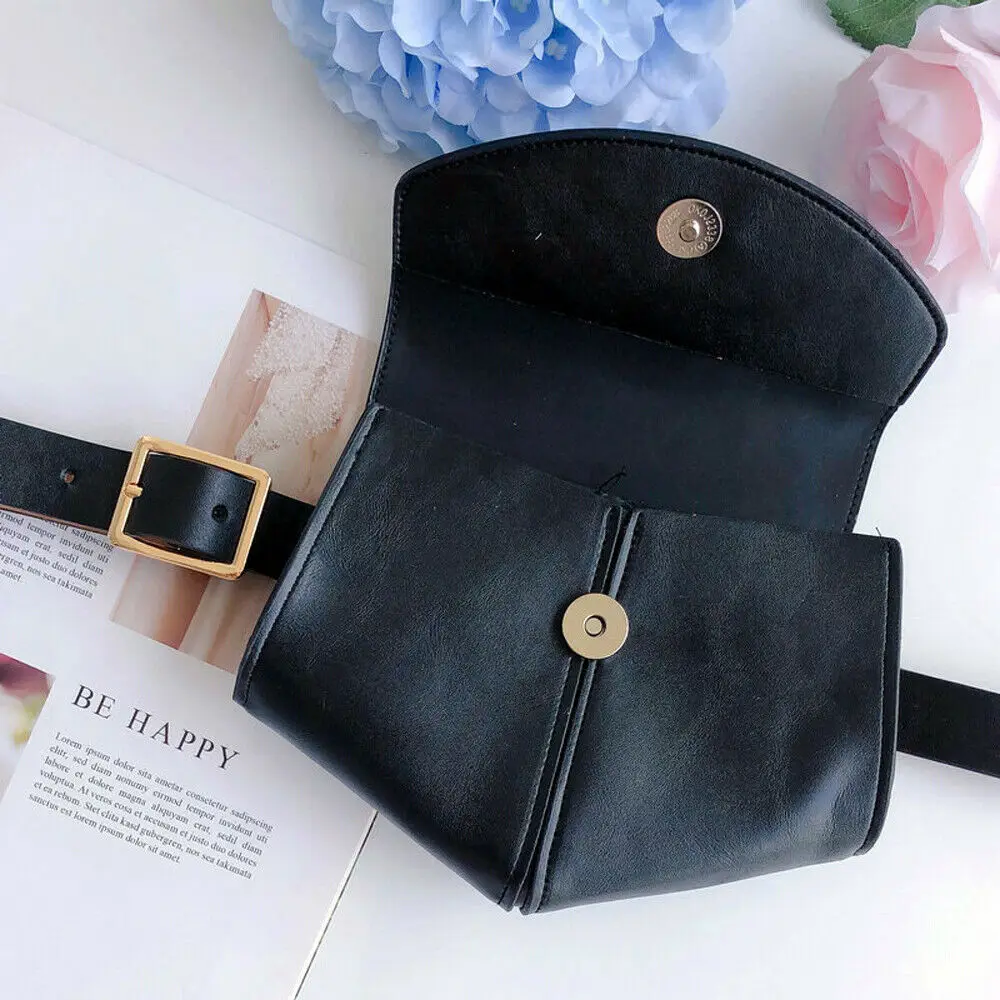 

New Women Bag Fashion Ladies Waist Fanny Pack Belt Bag Pouch Travel Street Messenger Shoulder Bag Purse
