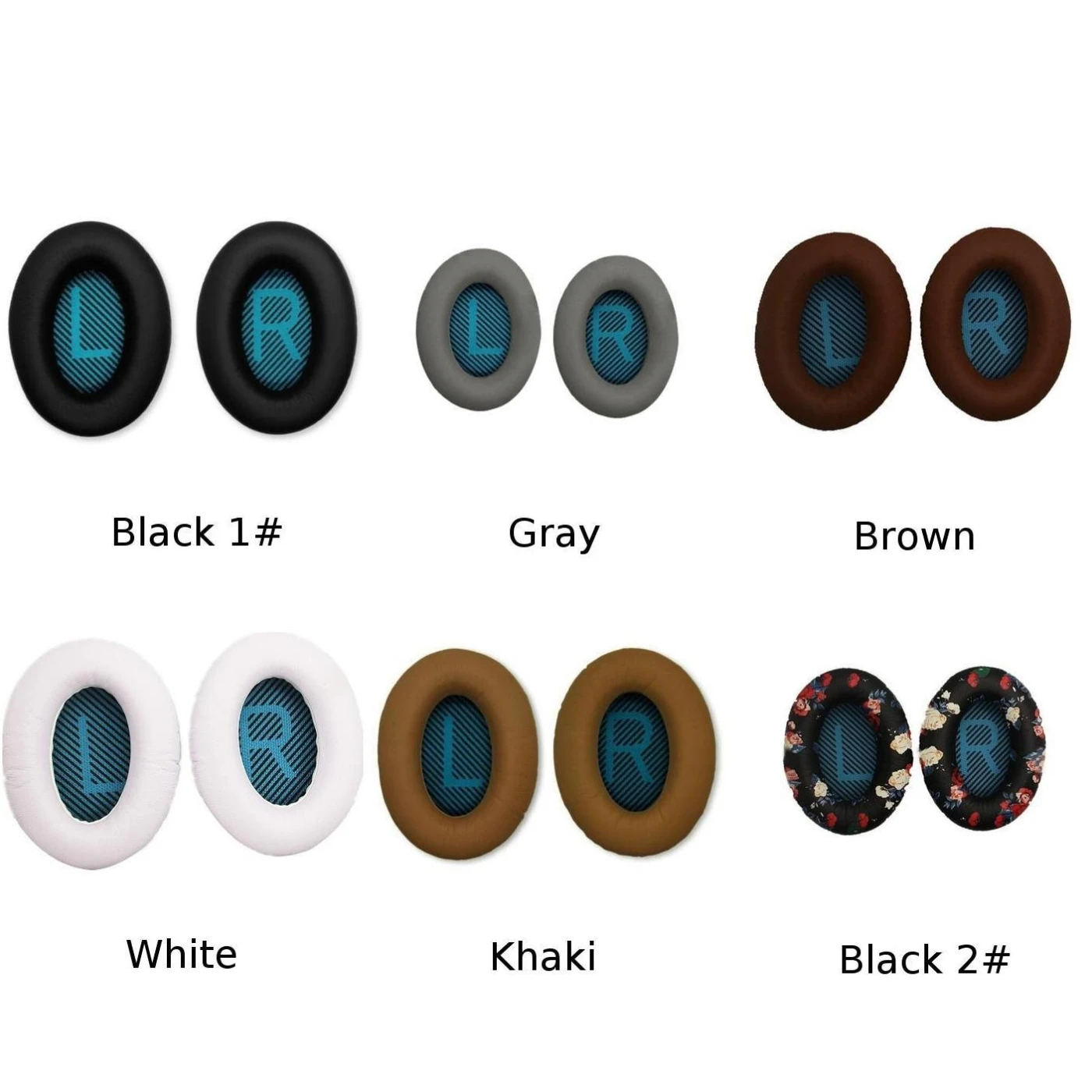 2pcs 1 Pair Oval Headphone Covers Ear Cushion Soft Sponge Pad Replace For AE2 QC25 QC15 QC2 QC35 accessories easy to install | Электроника